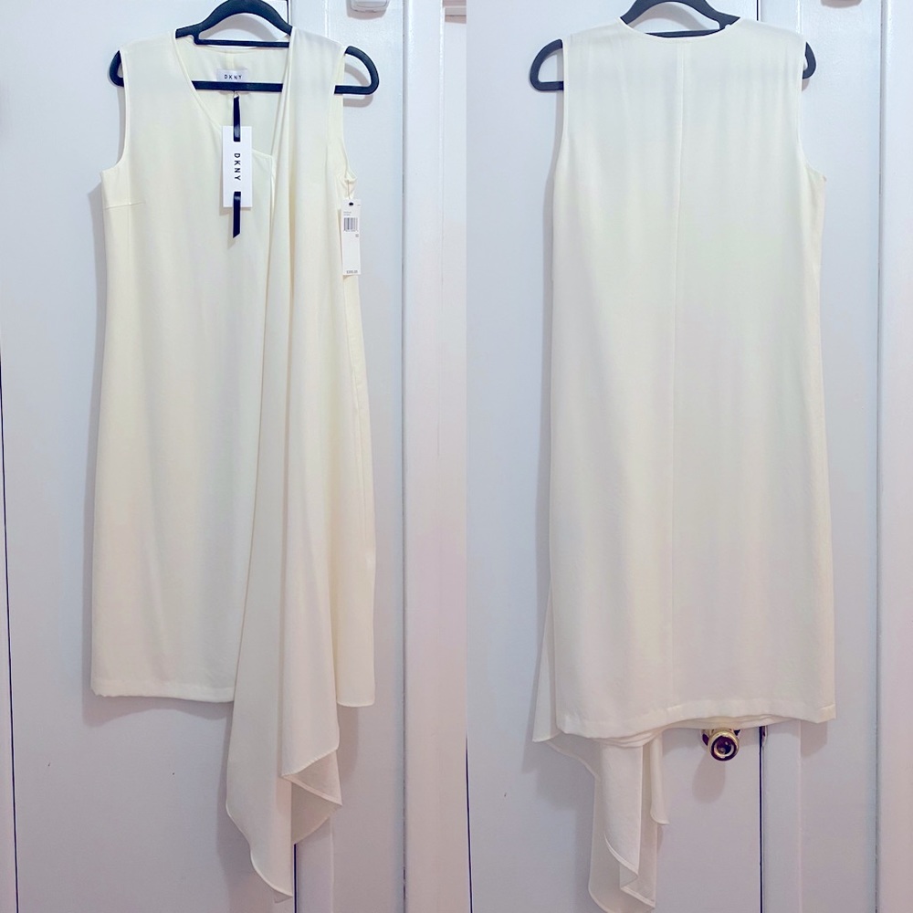 DKNY Ivory/Off White Dress